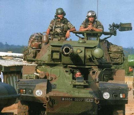 AMX на вооружении бронекавалерии Иностранного Легиона Франции